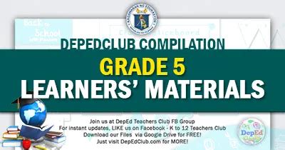 elibro grade 5 quarter 4|GRADE 5 Learners Materials – 4th Quarter .